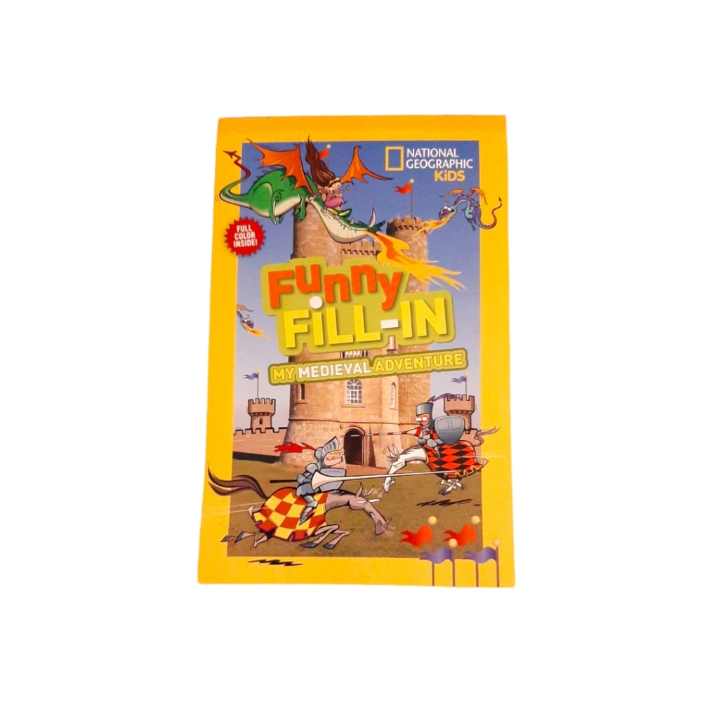 My Medieval Adventure (National Geographic Kids Funny Fill-In) Book New
